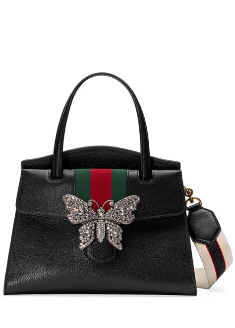 gucci linea totem butterfly|Gucci Linea Totem Web Butterfly Top Handle Bag .